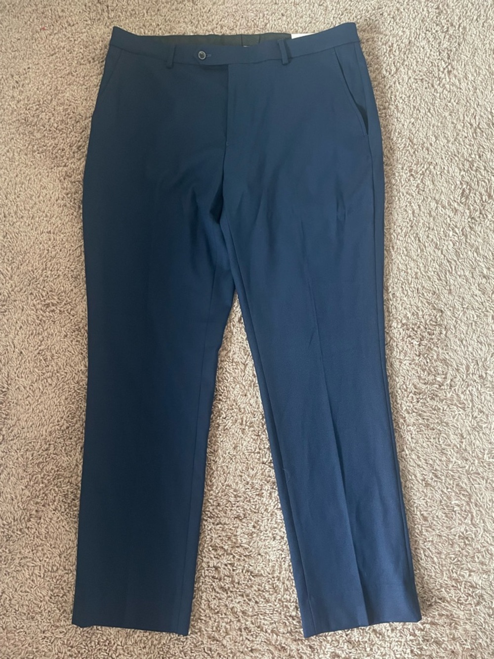 Ben Sherman Men's Navy Dress Pants - Tailored Straight Fit